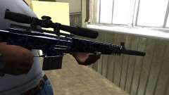 Blue Oval Sniper Rifle para GTA San Andreas