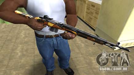 Gold Rifle para GTA San Andreas