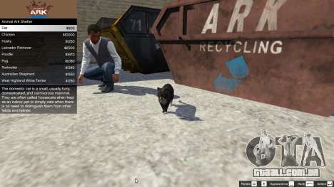 Animal Ark Shelter para GTA 5