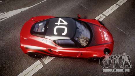 Alfa Romeo 4C 2014 WTCC Safety Car para GTA 4