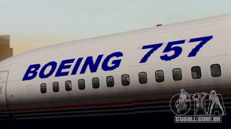 Boeing 757-200 (N757A) para GTA San Andreas