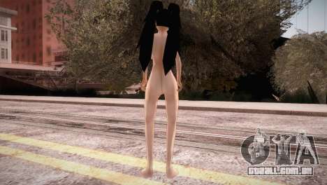 Black Hair Nude Hfybe para GTA San Andreas