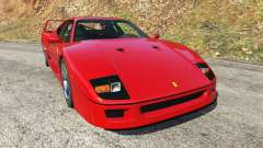 Ferrari F40 1987 v1.1 para GTA 5