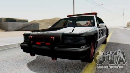 Police SF with Lightbars para GTA San Andreas