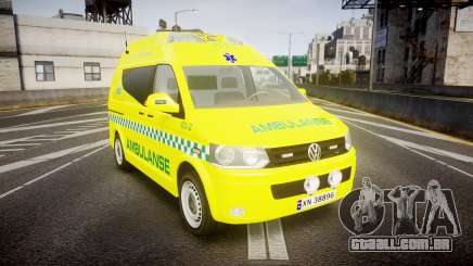 Volkswagen Transporter Norwegian Ambulance [ELS] para GTA 4