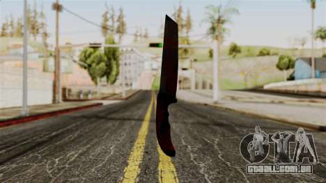 Novo faca ensanguentada para GTA San Andreas