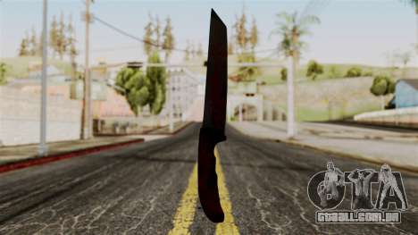 Novo faca ensanguentada para GTA San Andreas