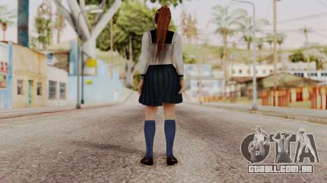 DOA 5 Kasumi School Girl para GTA San Andreas