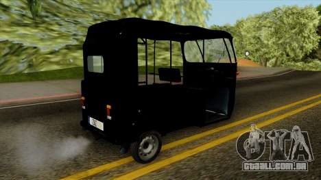 Indian Auto Rickshaw Tuk-Tuk para GTA San Andreas