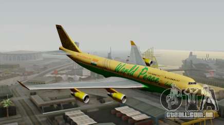 Boeing 747-400 World Peace para GTA San Andreas