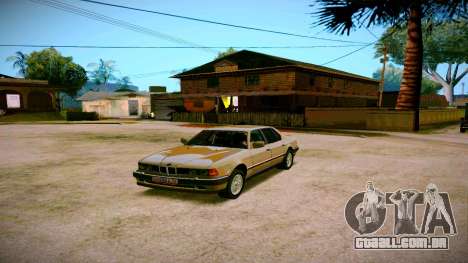 BMW 735il E32 1992 para GTA San Andreas