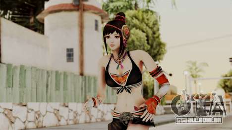 Dynasty Warriors 8 - Bao Sannian Black Costume para GTA San Andreas