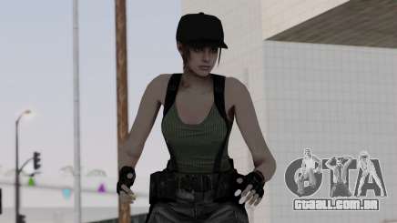 Resident Evil Remake HD - Jill Valentine (Army) para GTA San Andreas