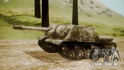 ISU-152 Snow from World of Tanks para GTA San Andreas