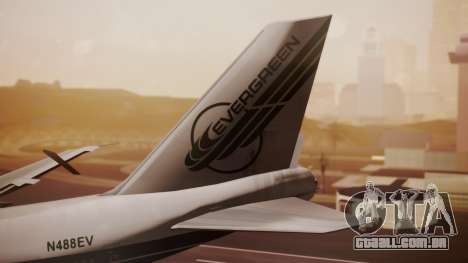 Boeing 747-200 Evergreen International Airlines para GTA San Andreas