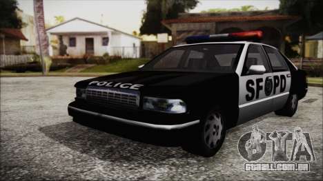 Beta SFPD Cruiser para GTA San Andreas