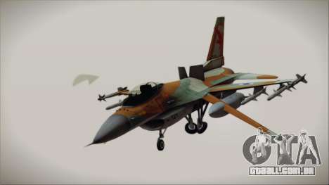 F-16C Block 25 Israeli Air Force para GTA San Andreas