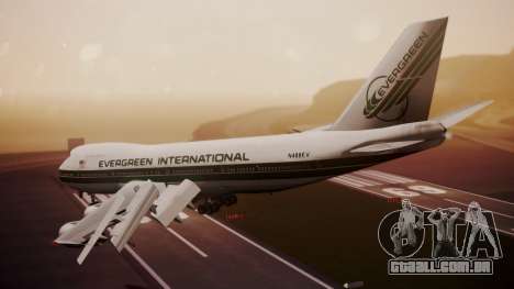 Boeing 747-200 Evergreen International Airlines para GTA San Andreas