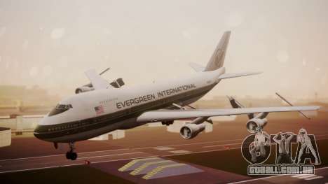 Boeing 747-200 Evergreen International Airlines para GTA San Andreas