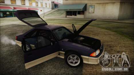 Ford Mustang Hatchback 1991 v1.2 para GTA San Andreas