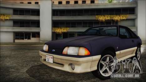 Ford Mustang Hatchback 1991 v1.2 para GTA San Andreas