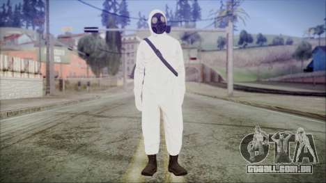 GTA 5 Online The Heist Gasmask Yellow para GTA San Andreas