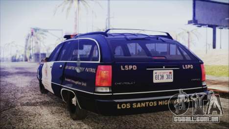 Chevrolet Caprice Station Wagon 1993-1996 LSPD para GTA San Andreas