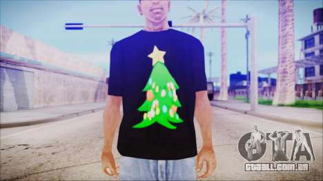 T-Shirt Christmas Tree para GTA San Andreas