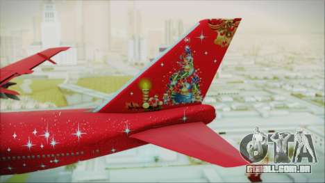 Boeing 747-100 Merry Christmas para GTA San Andreas