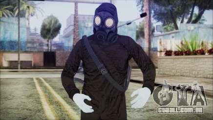 GTA 5 Online The Heist Gasmask White para GTA San Andreas