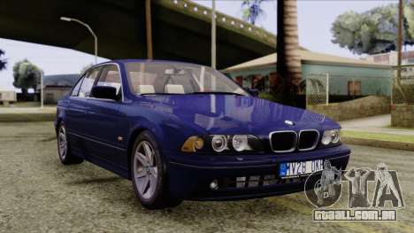 BMW 530D E39 2001 Stock para GTA San Andreas
