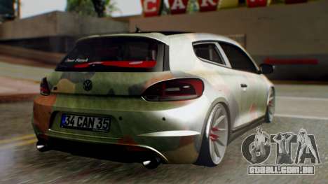 Volkswagen Scirocco R Army Edition para GTA San Andreas