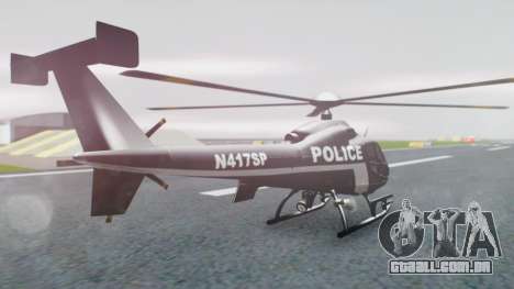New Police Maverick para GTA San Andreas