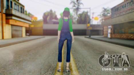 Fatal Frame 4 Misaki Luigi Clothes para GTA San Andreas