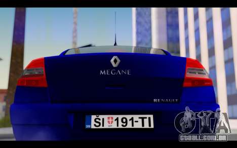 Renault Megane Sedan para GTA San Andreas