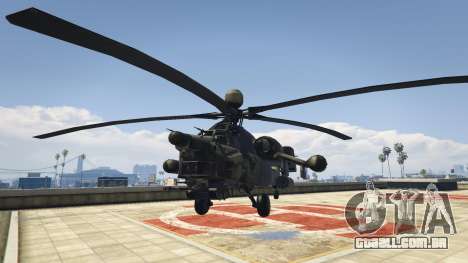 Mi-28 caçador de Noite para GTA 5