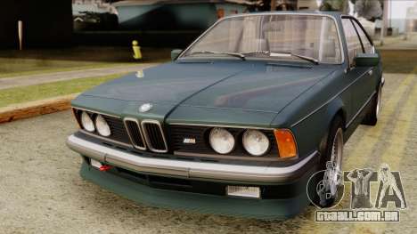 BMW M635 E24 CSi 1984 Stock para GTA San Andreas