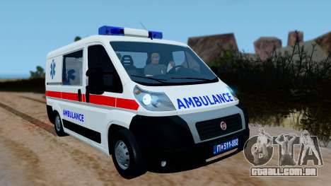 Fiat Ducato Serbian Ambulance para GTA San Andreas