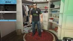Nvidia camisa Polo para Michael para GTA 5