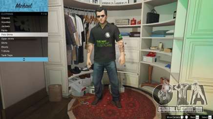 Nvidia camisa Polo para Michael para GTA 5