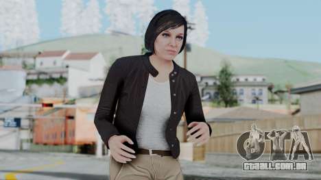 GTA 5 Karen Daniels Biker para GTA San Andreas