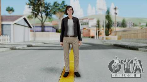 GTA 5 Karen Daniels Biker para GTA San Andreas