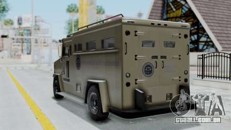 GTA 5 Brute Riot Police IVF para GTA San Andreas