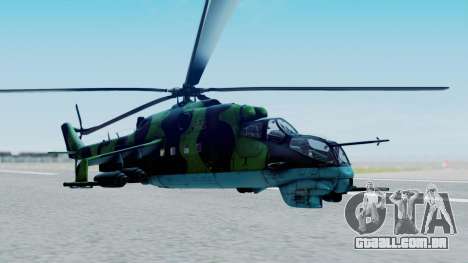 Mi-24V Afghan Air Force 112 para GTA San Andreas