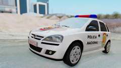 Opel Corsa C Policia para GTA San Andreas