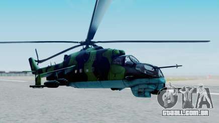 Mi-24V Afghan Air Force 112 para GTA San Andreas