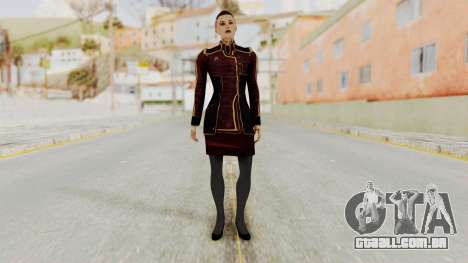 Mass Effect 3 Jack Official Skirt para GTA San Andreas