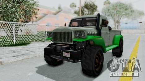 GTA 5 Bravado Duneloader Cleaner Worn IVF para GTA San Andreas