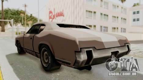 GTA Vice City - Sabre Turbo (Sprayable) para GTA San Andreas