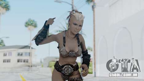 Skyrim Jessi Barbarous Beauty Armor v2 para GTA San Andreas